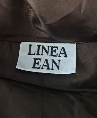 Vestido fiesta marrón y dorado