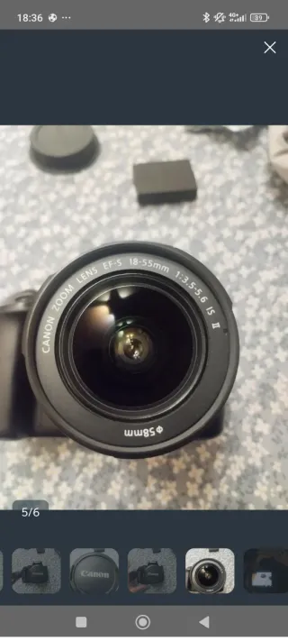 Canon EOS 1100D Cámara Digital Negra