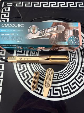 Cecotec Airliss Plancha Secador Dorado
