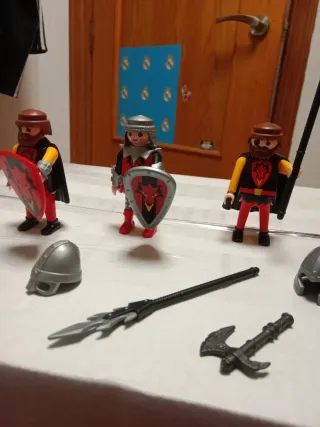 Playmobil Caballeros con Accesorios