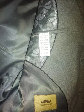 Traje completo hombre gris