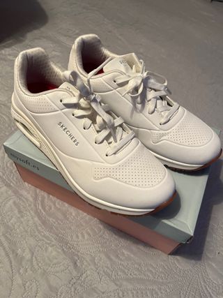 Zapatillas Skechers Blancas Mujer