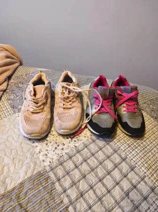 Lote 2 pares zapatillas deportivas talla 37