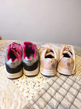 Lote 2 pares zapatillas deportivas talla 37