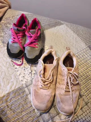 Lote 2 pares zapatillas deportivas talla 37