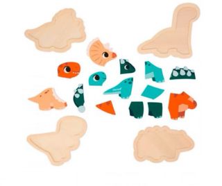 PUZZLE Dinosaurios Janod NUEVO  +18m
