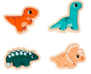 PUZZLE Dinosaurios Janod NUEVO  +18m