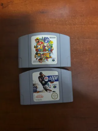 Mario Party & NBA Live 99 Nintendo 64