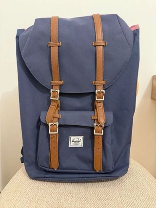 Mochila Herschel Azul y Marrón