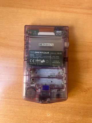 Nintendo Game Boy Color Morado Transparente (leer)