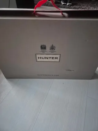 Botas Hunter Nuevas Azul Oscuro Talla 38