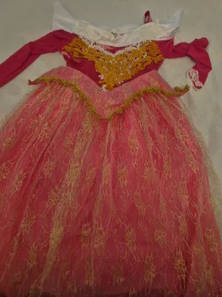 Vestido Princesa Rosa Niña