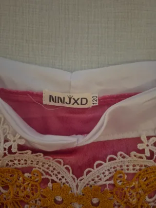 Vestido Princesa Rosa Niña