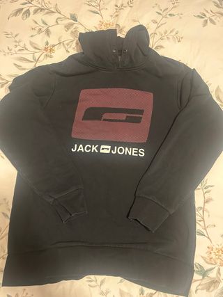 Sudadera Jack Jones Negra Talla S