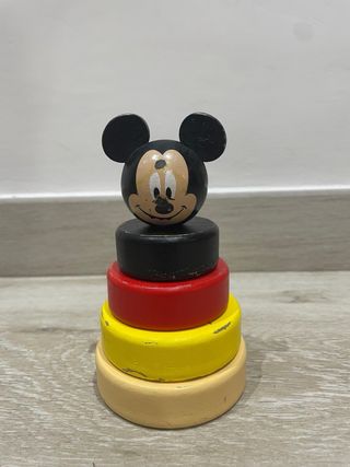 Pack 2 Juguetes Apilables Plástico y Madera