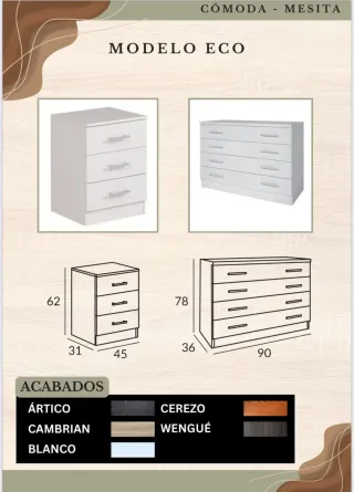 Armario blanco minimalista