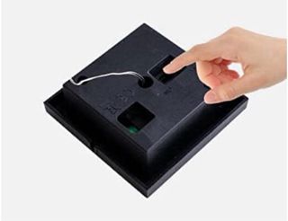 Linterna Solar LED Exterior Negra