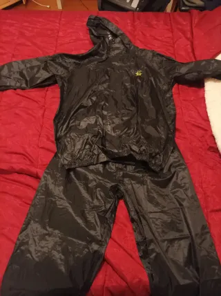 Impermeabile Black Cat caccia pesca due pezzi