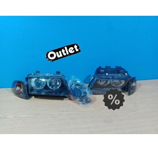 SH FAROS AUDI A4 B5 94-98 OJOS ANGEL CLASSIC NEGROS R011257C