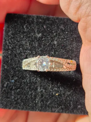 Anillo Plata 925 tipo Compromiso