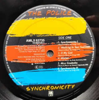 LP 1983 🇪🇺 THE POLICE - SYNCHRONICITY