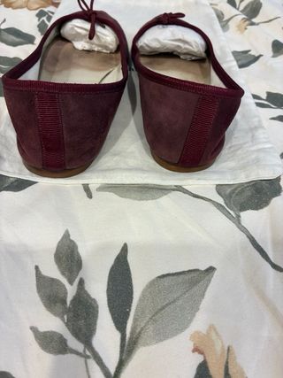 Bailarinas Piel Bimba y Lola Marrón/Rojo