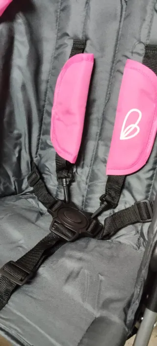 Silla de paseo ligera rosa