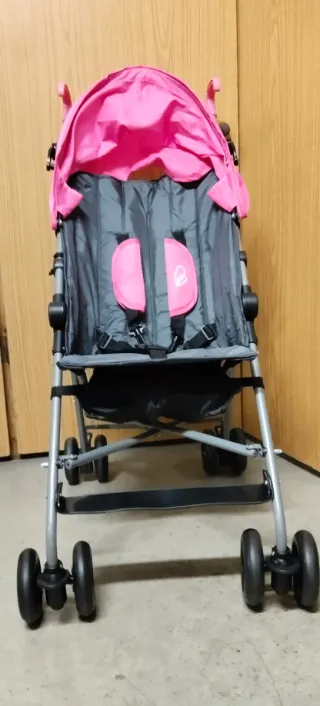 Silla de paseo ligera rosa