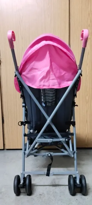 Silla de paseo ligera rosa