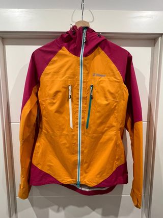 Chaqueta Montaña Impermeable Simond Naranja/Rosa