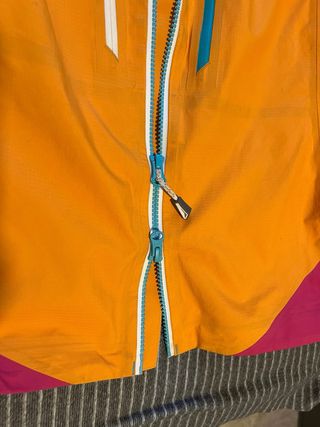 Chaqueta Montaña Impermeable Simond Naranja/Rosa