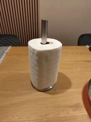 Porta rollos de cocina acero inoxidable