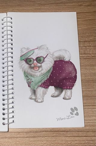 Cuaderno de dibujo Top Model