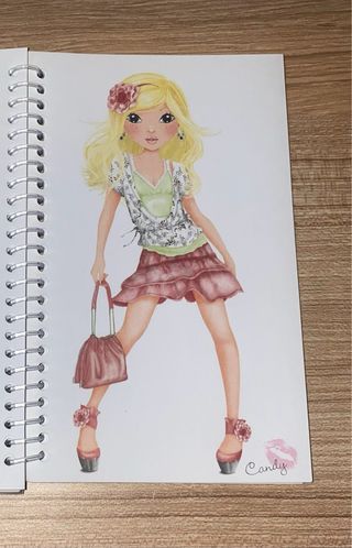 Cuaderno de dibujo Top Model
