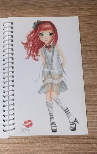 Cuaderno de dibujo Top Model