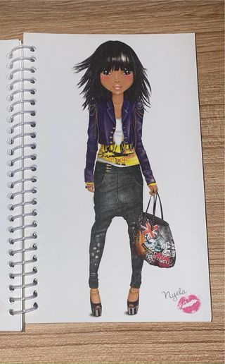 Cuaderno de dibujo Top Model