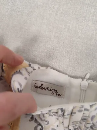 Vestido La Hormiga Talla 24 meses