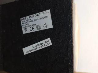 Lámparas de mesilla de Yute y Madera