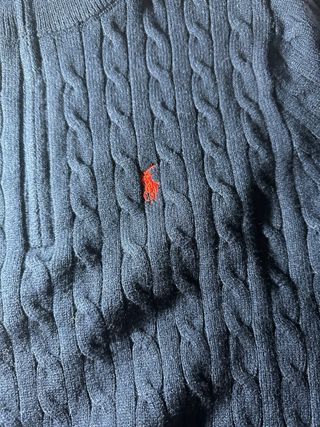 Jersey Ralph Lauren Azul cuello alto