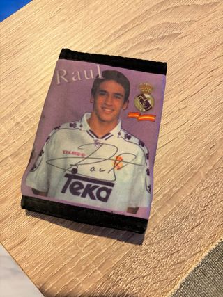 Cartera Real Madrid Raúl Firmada