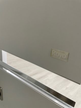 Armario pared auxiliar baño blanco brillo