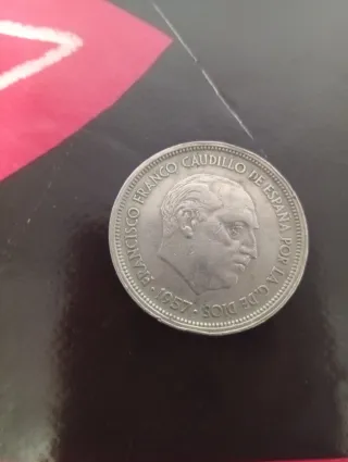 50 Pesetas 1957 estrella 60*