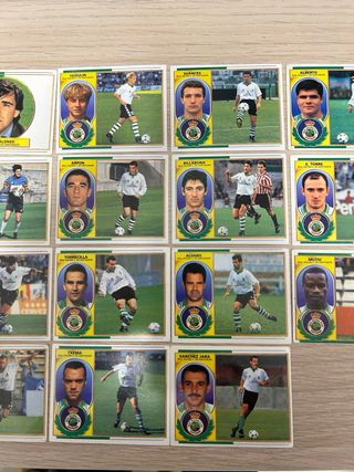 Lote 19 cromos Racing Liga 96-97