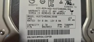 Disco Duro HGST SAS 2TB + CADDY