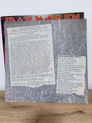 Vinilo Iron Maiden A Real Dead One