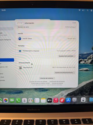 MACBOOK AIR M1 8/256