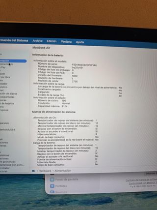 MACBOOK AIR M1 8/256