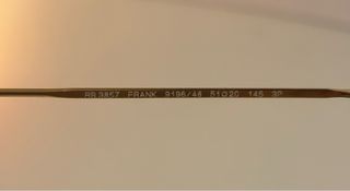 Gafas de sol Ray-Ban doradas originales RB3857