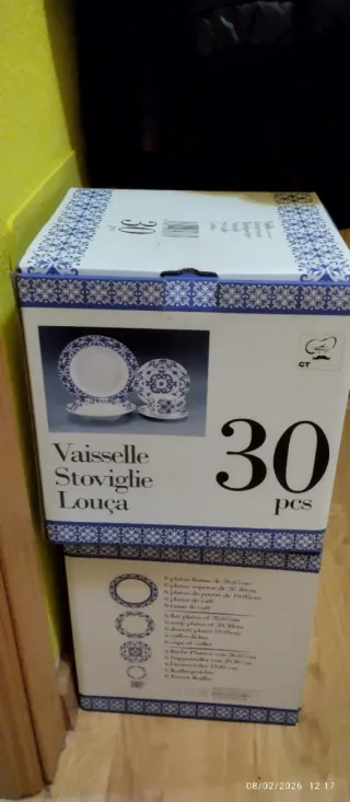 Vajilla Cerámica Portuguesa 30 Piezas