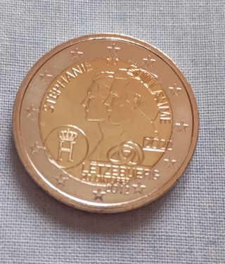 2€ 10 Aniversario Boda Stephanie y Guillaume SC